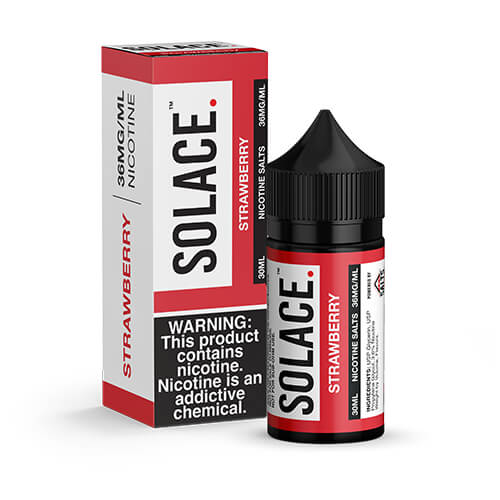 Solace Salts eJuice - Strawberry Vape Juice 36mg