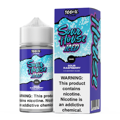 Sour House E-Liquid - Sour Raspberry Iced
