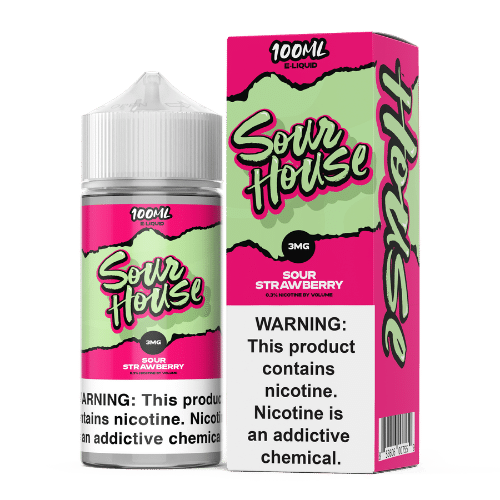 Sour House E-Liquid - Sour Strawberry