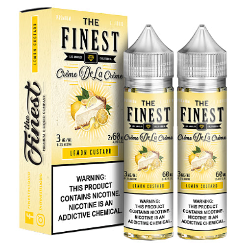 The Finest E-Liquid Synthetic - Lemon Custard - 2x60ml