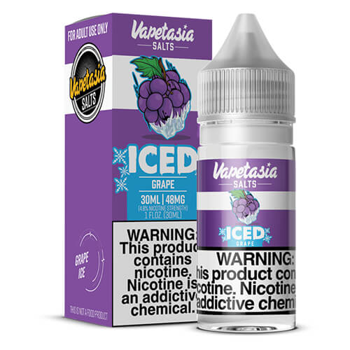 Vapetasia Killer Fruits NTN SALTS - ICED Grape - 30ml | MadVapes