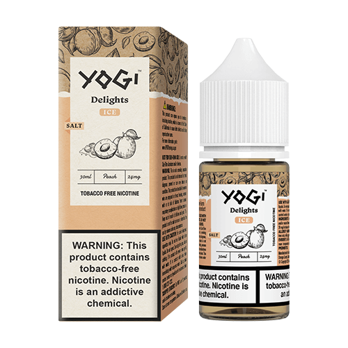 Yogi Delights Synthetic eLiquid SALTS - Peach Ice