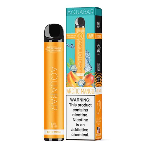 AquaBar Arctic Mango Disposable Vape Pen - eJuice.Deals