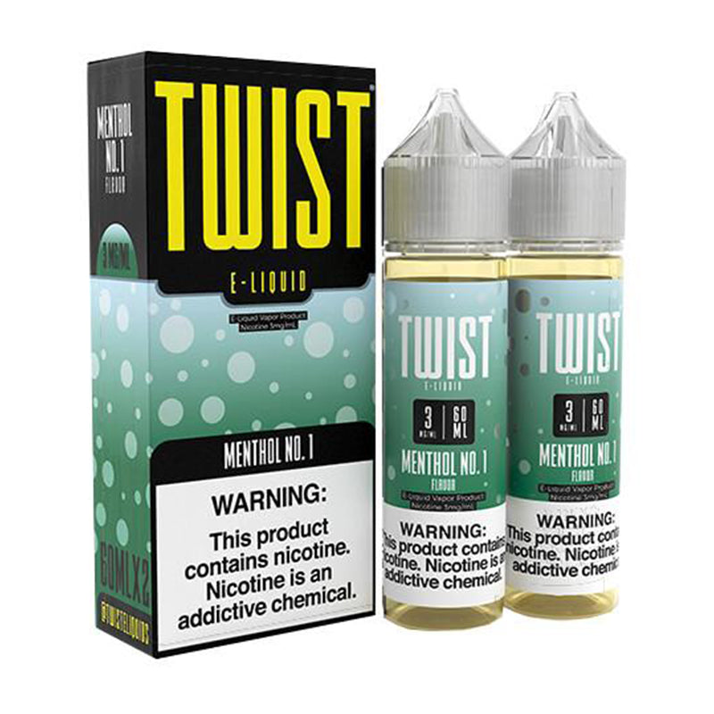 Twist E-Liquids 120ml - Menthol No. 1 Twin Pack | MadVapes