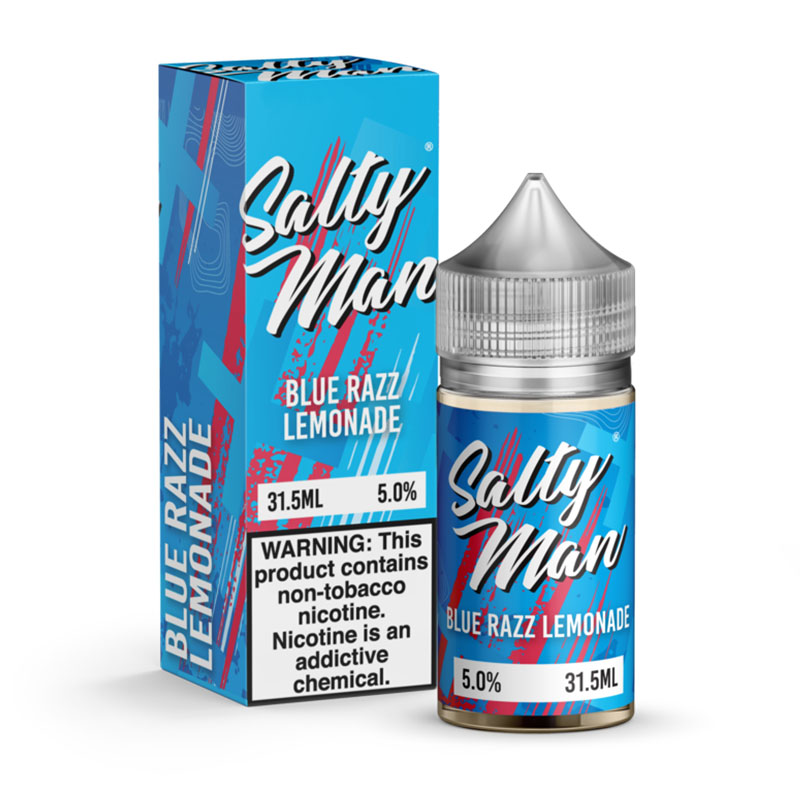 Salty Man NTN - 30ml Bottle - Blue Razz Lemonade