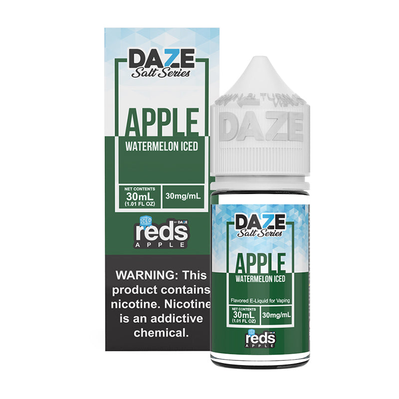 Reds Apple Synthetic Salt - Watermelon Iced - 30ml Box Bottle | Mad Vapes