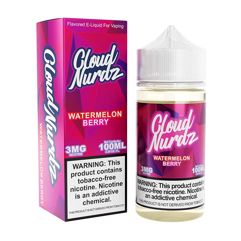 Cloud Nurdz TFN - 100ml Bottle - Watermelon Berry