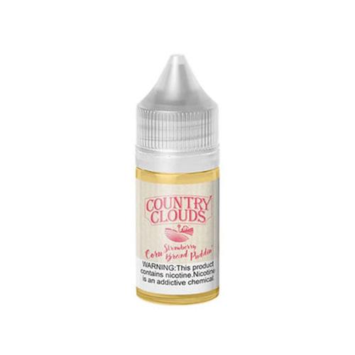 Country Clouds Salt Strawberry Corn bread Puddin' Ejuice - eJuiceDirect