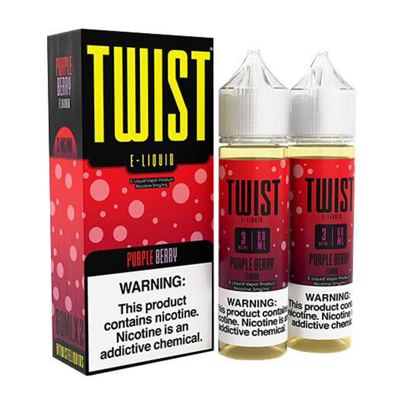 Twist E-Liquids 120ml - Purple Berry Twin Pack | MadVapes
