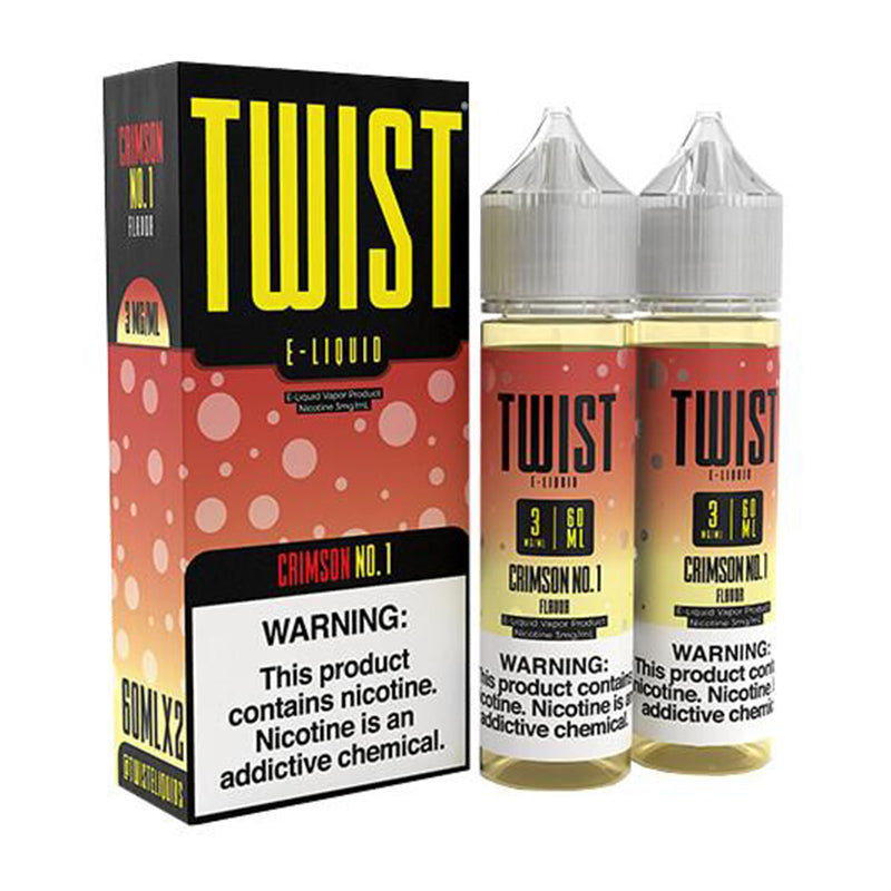 Twist E-Liquids 120ml - Crimson No. 1 Twin Pack | MadVapes