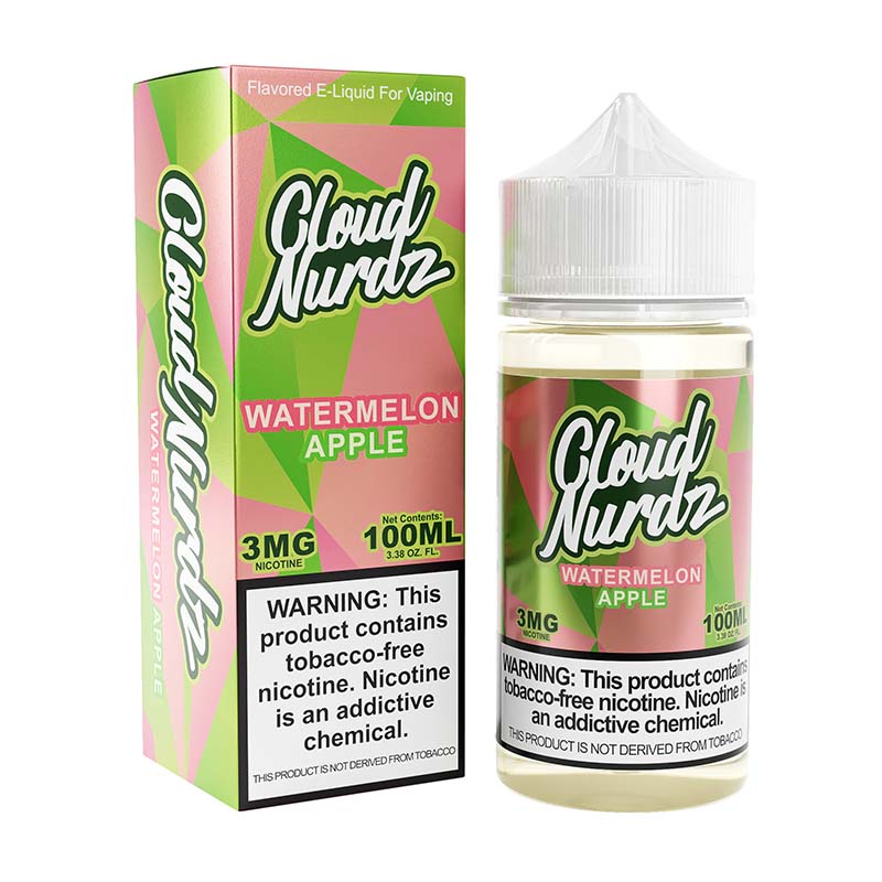 Cloud Nurdz TFN - 100ml Bottle - Watermelon Apple