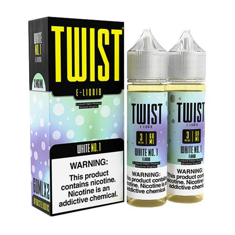 Twist E-Liquids 120ml - White No. 1 Twin Pack | MadVapes