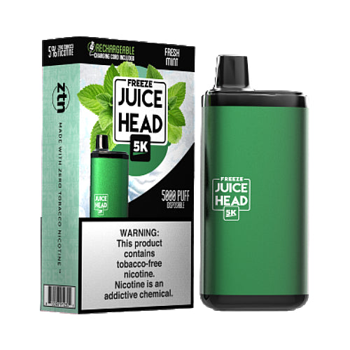 Juice Head 5000 Disposable Fresh Mint Freeze | MadVapes