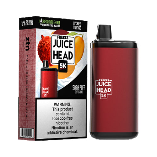 Juice Head 5000 Disposable Lychee Mango Freeze | MadVapes