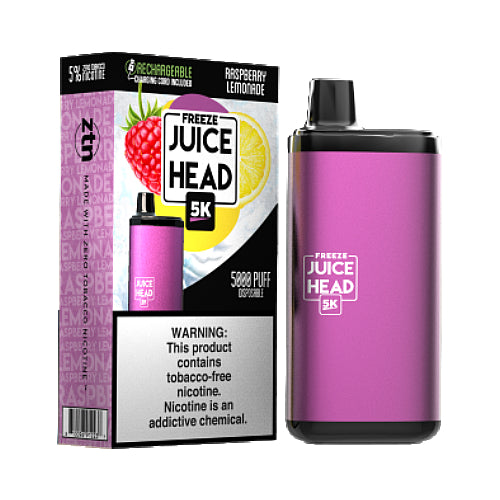 Juice Head 5000 Disposable Raspberry Lemonade Freeze | MadVapes