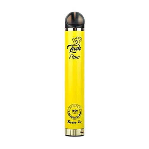 Lush 1500 Banana Ice Disposable Vape Pen - eJuice.Deals