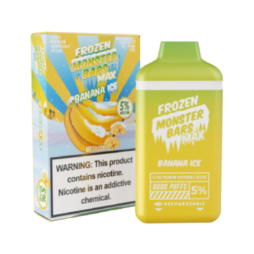 Monster Bars MAX 6000 Banana Ice | MadVapes