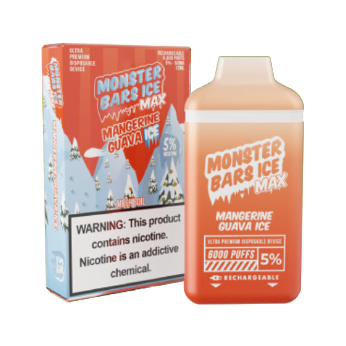 Monster Bars MAX 6000 Mangerine Guava Ice | MadVapes