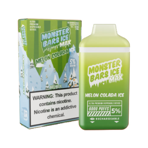 Monster Bars MAX 6000 Melon Colada Ice | MadVapes