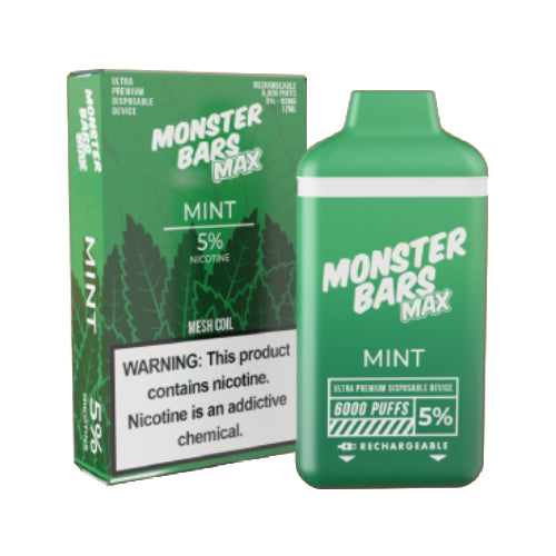 Monster Bars MAX 6000 Mint | MadVapes