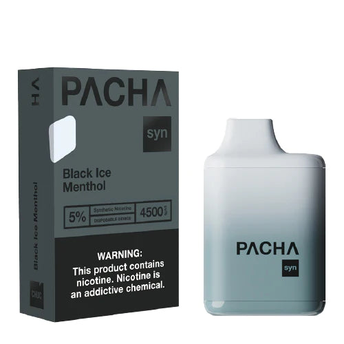Pachamama Disposable 4500 Black Menthol Ice | MadVapes