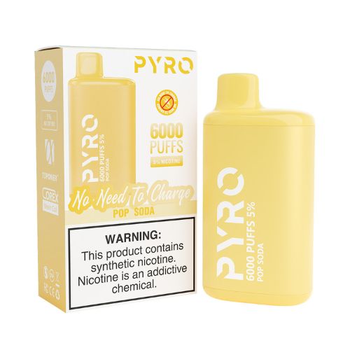 Pyro 6000 - Disposable Vape Device - Pop Soda