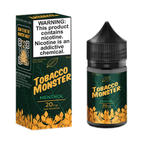 Tobacco Monster NTN Salts - Menthol | Madvapes