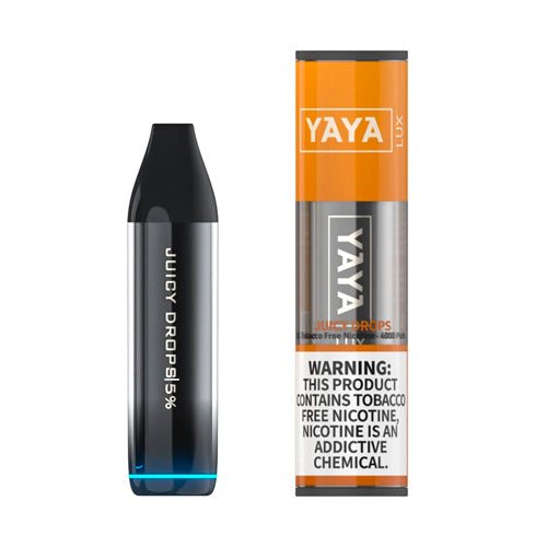 YAYA LUX 4000 NTN Juicy Drops Disposable Vape Pen - eJuice.Deals
