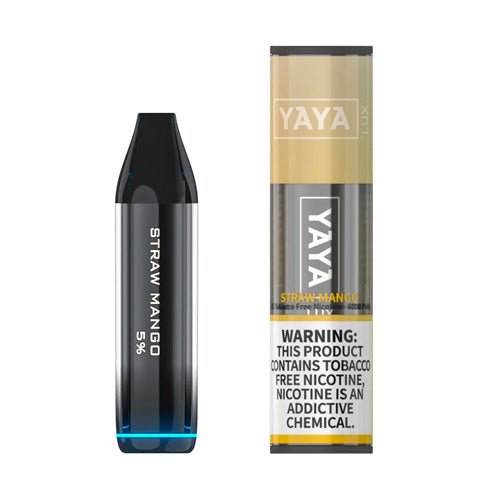 YAYA LUX 4000 NTN Straw Mango Disposable Vape Pen - eJuice.Deals