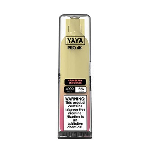 YAYA Pro 4K NTN Cranberry Lemonade Disposable Vape Pen - eJuice.Deals