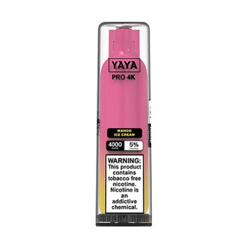 YAYA Pro 4K NTN Mango Ice Cream Disposable Vape Pen - eJuice.Deals