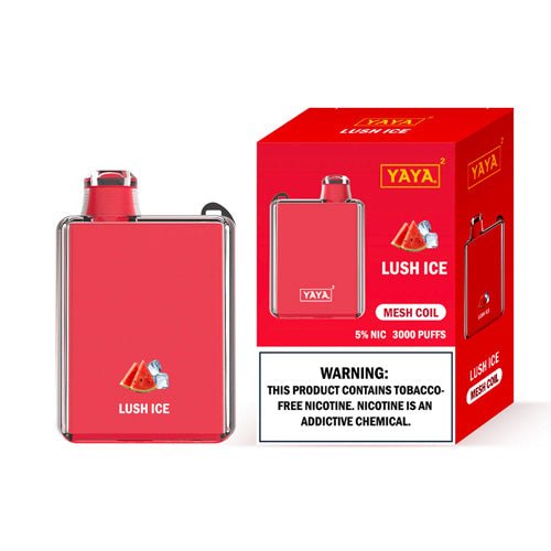 YAYA Square 3000 NTN Lush Ice Disposable Vape Pen - eJuice.Deals